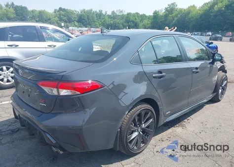 2025 Toyota Corolla Hybrid Se from USA, damaged, VIN JTDBDMHE2S3019087